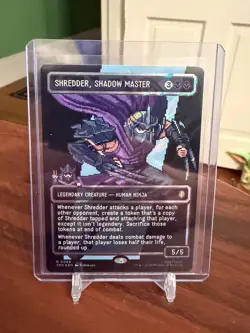 Shredder, Shadow Master - Pixel Art Surge Foil - TMC EN R 0088 - NM - TMNT MTG - Image 1