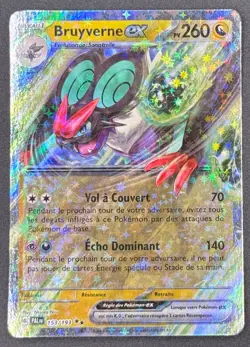 CARTE POKEMON BRUYVERNE EX 153/193 🇫🇷 FR 🇫🇷 EVOLUTION A PALDEA EV2 - Image 1