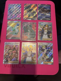 Pokemon Full Art EX / Supporter Trainer Full Art bundle job lot x9 - Image 1