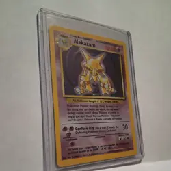 Alakazam 1/102 Holo Rare Base Set Pokemon - Image 2