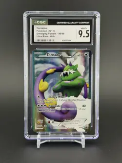 Tornadus CGC 9.5 Mint+ Pokemon B&W Emerging Powers #98 Full Art - Image 1