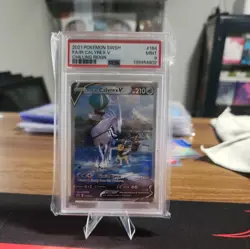 PSA 9 Ice Rider Calyrex V Full Art #164 2021 Pokemon Chilling Reign - Image 1