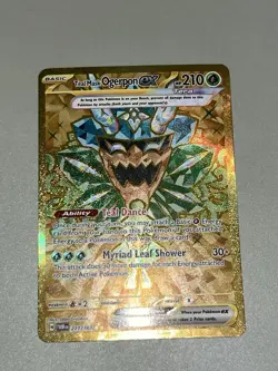 Pokemon - Teal Mask Ogerpon ex Gold Hyper Rare - Twilight Masquerade 221/167 NM - Image 1