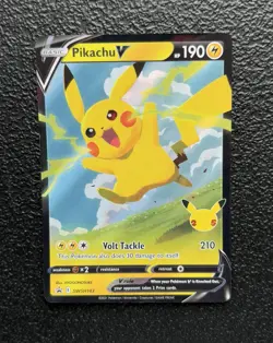 Pokemon TCG - Pikachu V SWSH143 - Black Star Promo - Holo Rare! *NM/LP - Image 1