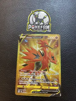 Galarian Zapdos V - 182/172 - Pokemon Brilliant Stars Sword Shield Secret NM/VLP - Image 1
