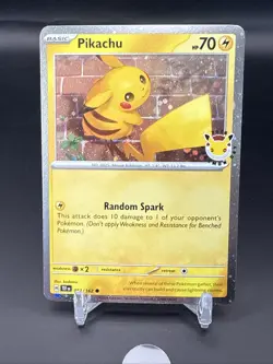 2026 Pikachu 051 Stamped Pokemon Day 30th Anniversary Promo NM - Image 1