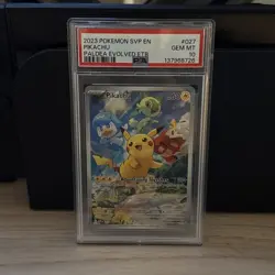 Pokemon 2023 Pikachu 027 Black Star Promo Paldea Evolved ETB GEM MINT PSA 10 - Image 1