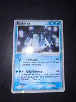 Carta Pokemon Regice Ex Smeraldo Holo Rare 98/106 Condizione GOOD+ - Image 1