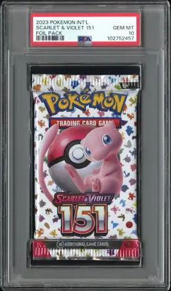 Pokemon 151 Authentic Sealed Booster Pack English PSA 10 Gem Mint - Image 1