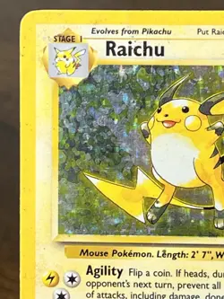 Raichu 014/102 Base Set Holo Pokemon TCG MP-HP - Image 2