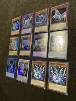 Blue-Eyes White Dragon Yu Gi oh Card Lot 12 Cards - Image 2
