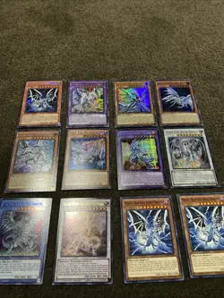 Blue-Eyes White Dragon Yu Gi oh Card Lot 12 Cards - Image 3