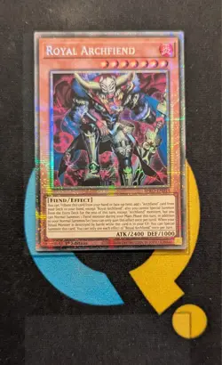 BPRO-EN014 Royal Archfiend Starlight Rare 1st Edition YuGiOh - Image 1
