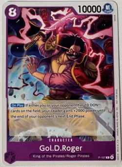 One Piece Gol D. Roger Promo P-107 Store Tournament 2025 Vol. 4 - Image 1