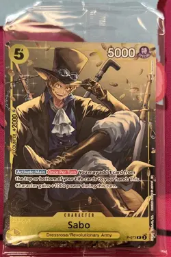 Sabo P-073 One Piece Tin Vol. 2 Exclusive Promo NM - Image 3