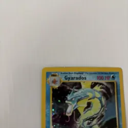 Pokemon Gyarados Holo Rare TCG Card Base Set 6/102 HP - Edges - Image 3