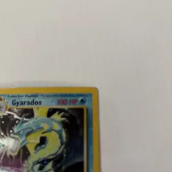 Pokemon Gyarados Holo Rare TCG Card Base Set 6/102 HP - Edges - Image 4