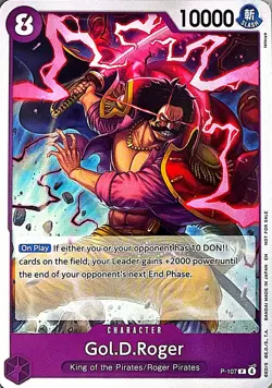 Gol.D.Roger (Store Tournament 2025 Vol. 4) Foil PR One Piece Promotion Cards P-1 - Image 1