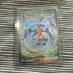 Pokemon TCG Card Garchomp ex 245/182 Paradox Rift Special Illustration Rare - NM - Image 1