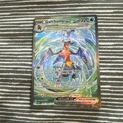 Pokemon TCG Card Garchomp ex 245/182 Paradox Rift Special Illustration Rare - NM - Image 3