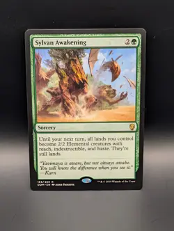 MTG - Sylvan Awakening - Sorcery - DOM #183 - Rare - Image 1
