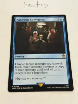 Magic the Gathering Nanogene Conversion Rare NM Dr Who Ships Same Day - Image 1