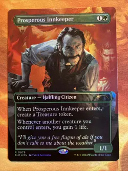 MTG Rainbow Foil Borderless Prosperous Innkeeper Secret Lair Drop Series NM!! - Image 1