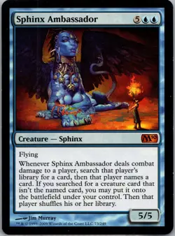 Magic The Gathering Magic 2010 (M10) Sphinx Ambassador #73 Lightly played - Image 1