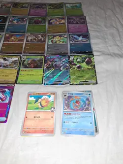 Korean Pokemon Cards Bundle 34 Pokeball Holo's ex and 60+ non holo Pack Fresh - Image 2