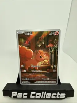 Pokemon Vulpix Full Art Holo Rare 138/132 MEGN Basic 70 HP Stampede Combustion - Image 1