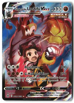 Single Strike Urshifu VMAX ⭐ TG19/TG30 Holo Brilliant Stars Pokemon NM - Image 1