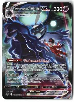 Shadow Rider Calyrex VMAX ⭐ TG18/TG30 Holo Astral Radiance Pokemon NM - Image 1