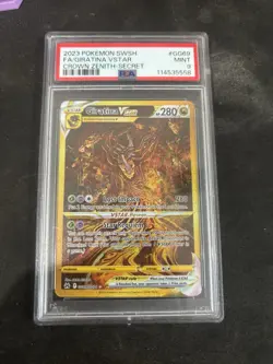 Pokemon Giratina VSTAR GG69/GG70 Crown Zenith Secret Rare PSA 9 Holo 2023 - Image 1