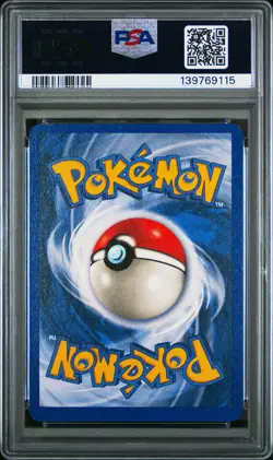 2000 POKEMON PROMO BLACK STAR POKEMON LEAGUE #9 MEW-HOLO PSA 7 MC - Image 2
