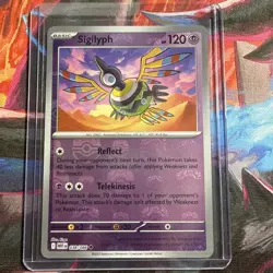 Pokemon TCG: White Flare Sigilyph Master Ball Pattern 038/086 (NM) - Image 1