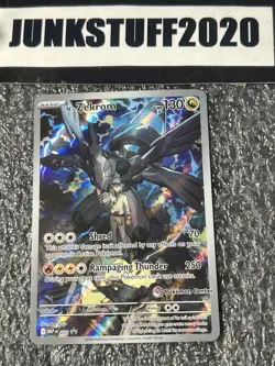 N's Zekrom 031 Pokemon Center Stamped Promo Ascended Heroes Holo Illustration - Image 1
