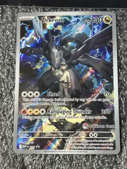 N's Zekrom 031 Pokemon Center Stamped Promo Ascended Heroes Holo Illustration - Image 2