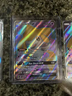 Pokemon Jirachi GX 79a/236 Lot Of 3 Alternate Art Promo Unified Minds Holo NM - Image 3
