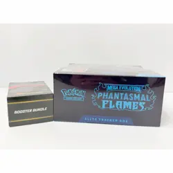 Pokemon Phantasmal Flames ETB Elite Trainer Box + MEGA EVOLUTIONS Booster Bundle - Image 4