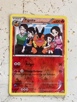 PIGNITE 26/113 LEGENDARY TREASURES REVERSE HOLO POKEMON CARD LP - Image 1