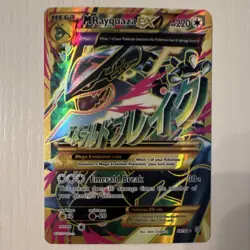 Pokemon M Rayquaza EX Full Art Ultra Rare Holo 98/98 XY Ancient Origins - Image 1