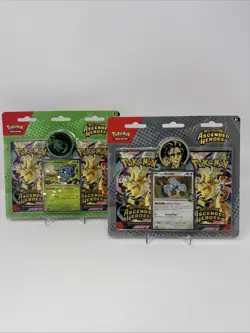 Pokemon TCG Mega Evolution Ascended Heroes Larry’s Komala Erika’s Tangela 2 Pack - Image 1
