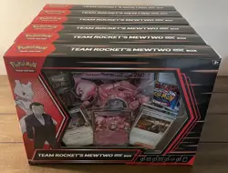 Pokemon TCG Team Rocket's Mewtwo EX Collection Box Lot - 6 Boxes - Image 1