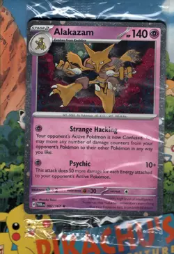Pokemon TCG Alakazam 082/167 Cosmos Holo SEALED Promo NM - Image 1