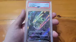 Pokemon Celebi v 245/264 Alt Art Ultra Rare Fusion Strike 2021 PSA 10 English - Image 1
