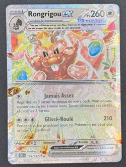 CARTE POKEMON RONGRIGOU EX 179/197 🇫🇷 FR 🇫🇷 FLAMMES OBSIDIENNES EV3 - Image 1