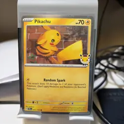 2026 Pikachu 051 Stamped Pokemon Day 30th Anniversary Promo NM - Image 1