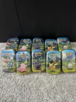 Pokemon TCG: Ascended Heroes Mini Tins x5 –Full Art Set – New & Sealed fastship - Image 1