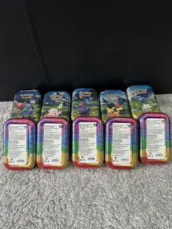 Pokemon TCG: Ascended Heroes Mini Tins x5 –Full Art Set – New & Sealed fastship - Image 2