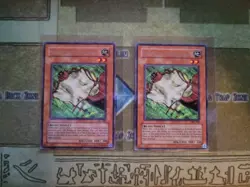 YUGIOH 3X NIMBLE MOMONGA RARE UNLIMITED EDITION 1996 NM - Image 1